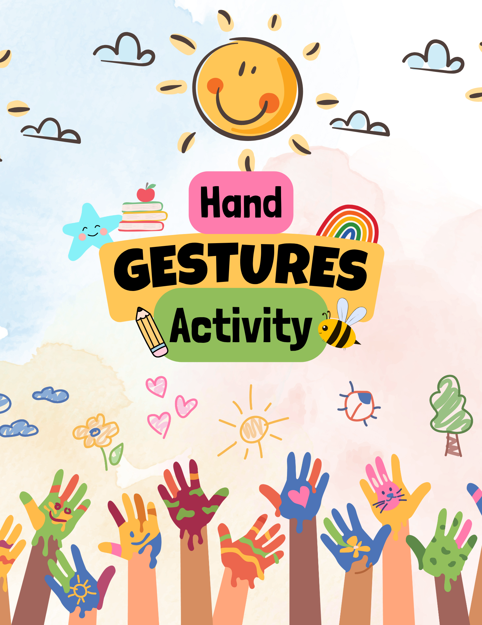 FREE Printable Hand Gestures