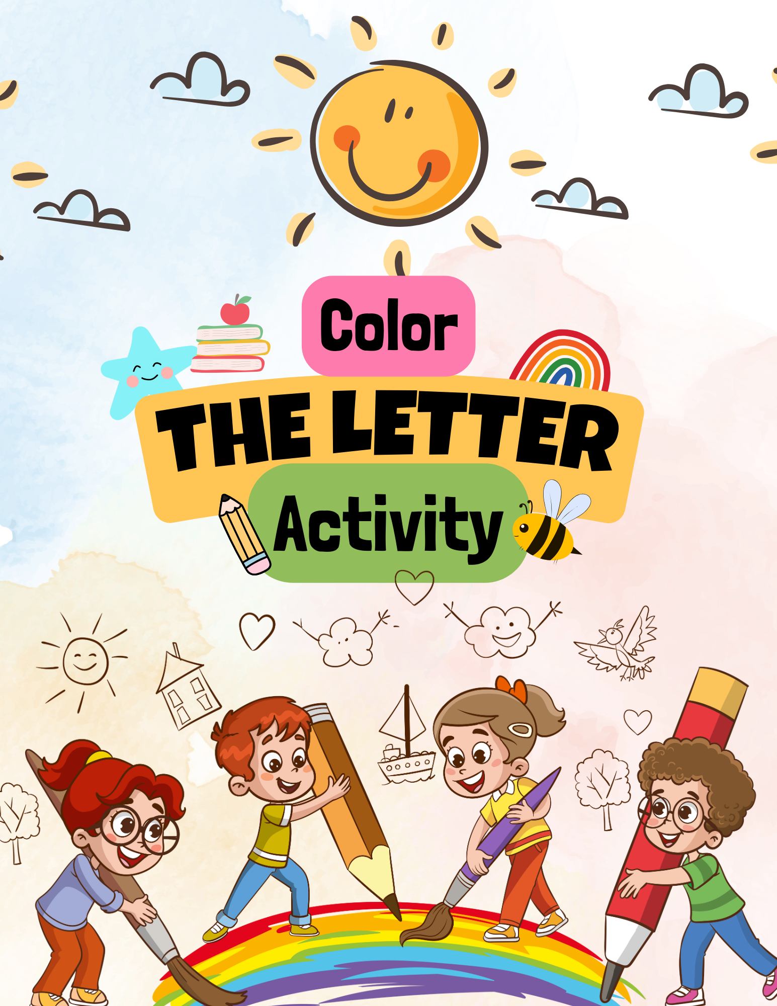 Color the Letters A to Z